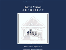 Tablet Screenshot of kevinmasonarchitect.com